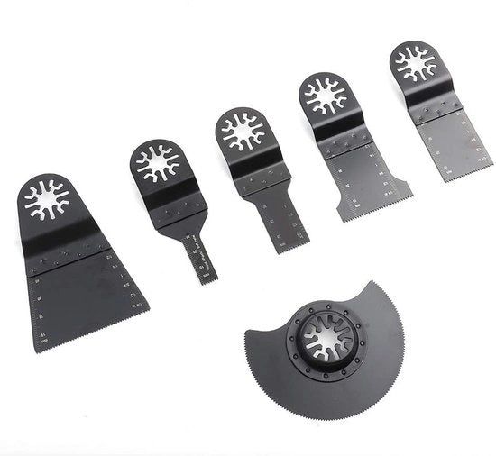 Set di lame multitool 6 pezzi per seghe oscillanti - Utilizzare con