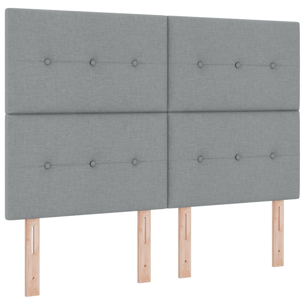 Luce da Testata LED Grigio 80 cm Tessuto