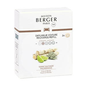 Ricarica Diffusore Auto Maison Berger Fragranza Terre Sauvage Selvagge 2Pz