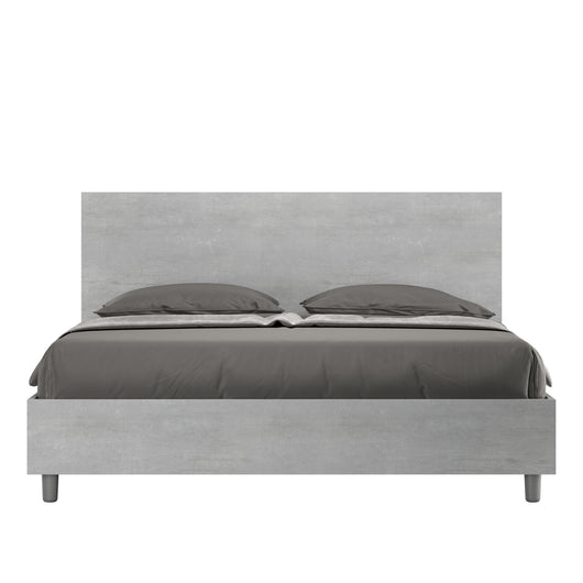 BS COM Letto matrimoniale contenitore 160x190 cemento