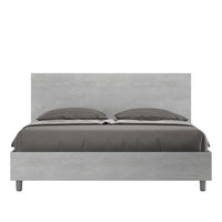 BS COM Letto matrimoniale senza rete 160x190 cemento