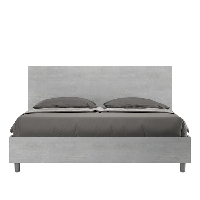 BS COM Letto matrimoniale senza rete 160x190 cemento
