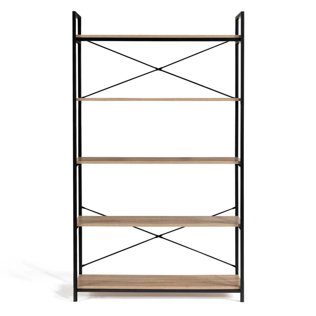 IDMarket - Scaffale XL 5 livelli DETROIT design industriale 170 cm