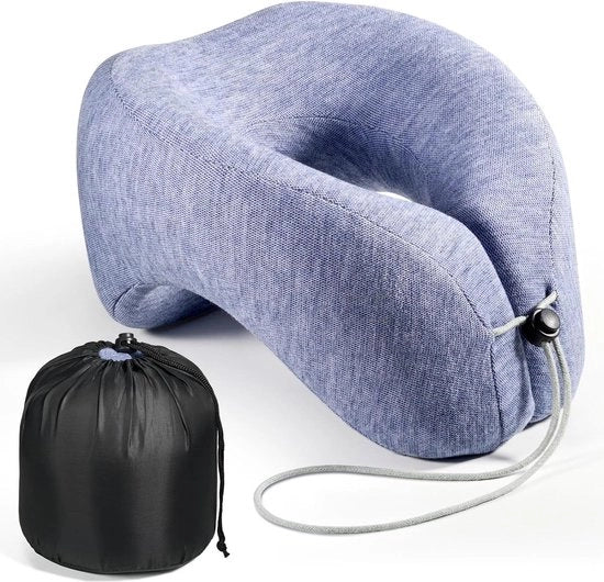 Cuscino di espansione per viaggio - cuscino di supporto per collo, compattabile e leggero, Quick Pack, campeggio e riposo tranquillo