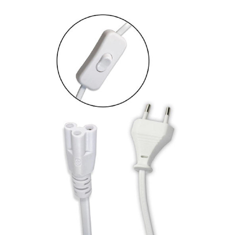 Trade Shop - Cavo Neon Jack 3 Pin Con Spina Interruttore Cavetto Sottopensile Led 150cm S-t5 -