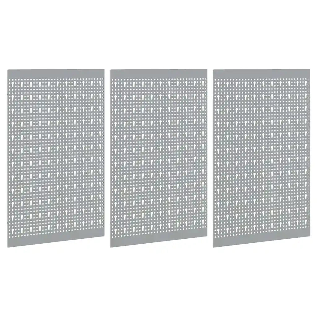 Pannello per attrezzi 3 pcs Grigio 150 x 1 x 60 cm 4103482