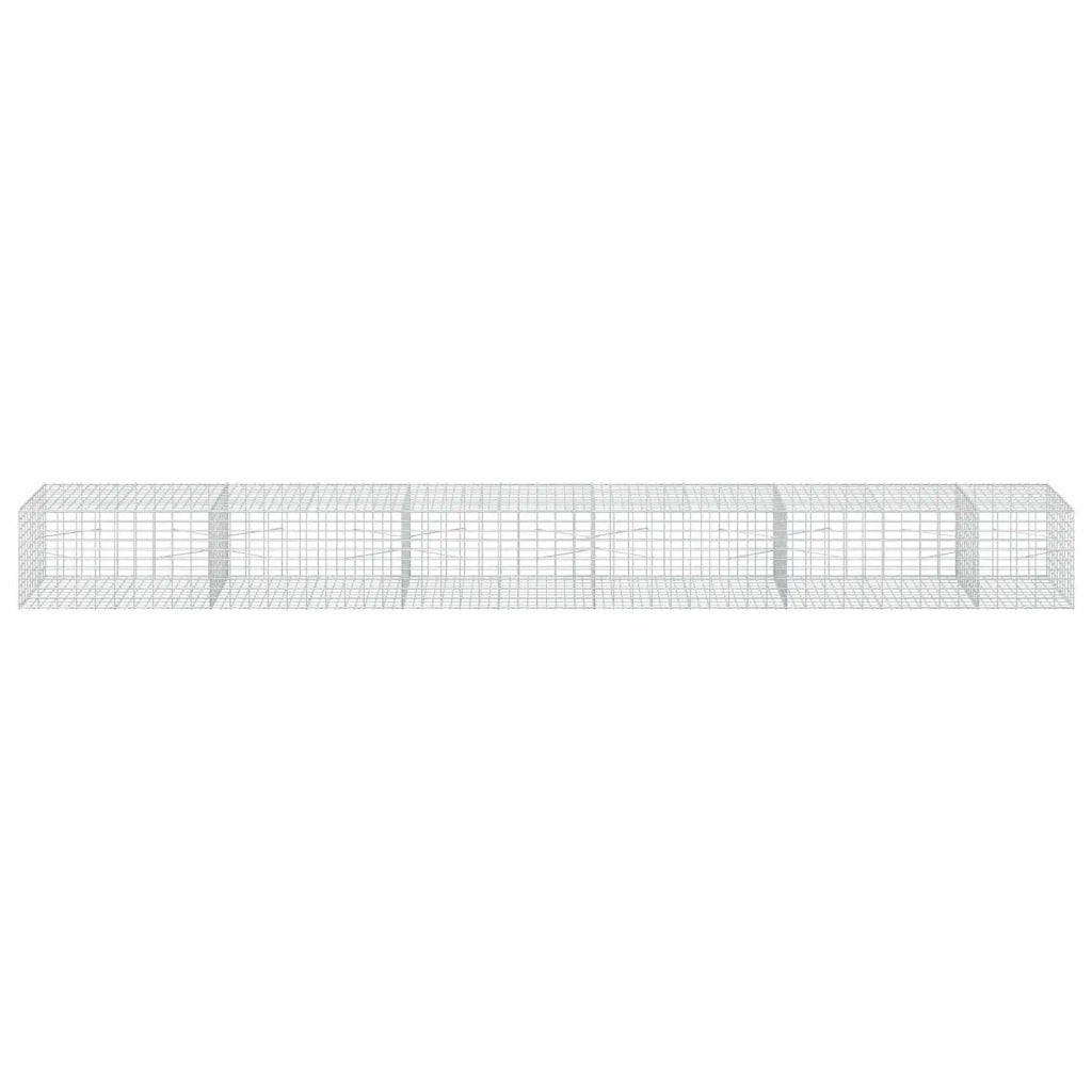 Gabione con Filo da 3,5 mm e Rete da 5x10 cm 550x100x50 cm 3462893