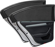 Sistema di protezione solare per auto, 2 pezzi, copertura per parafango laterale e posteriore a rete, blocca radiazioni UV, protezione solare per auto, difende la pelle da ustioni solari, ombreggiatore per auto adattabile a molti veicoli (M)