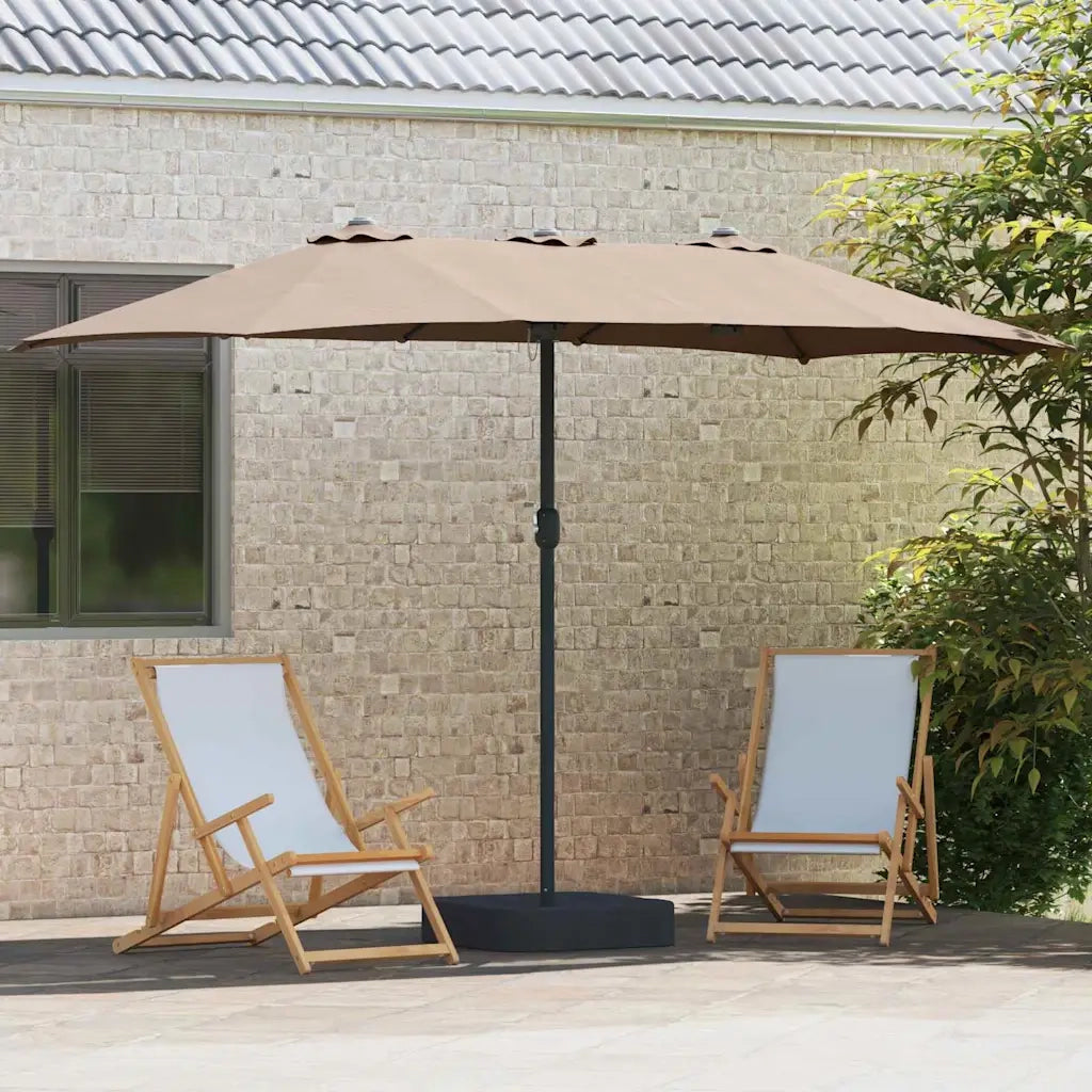 Ombrello da giardino-Ombrellone da spiaggia Talpa 385 x 209 x 244 cm