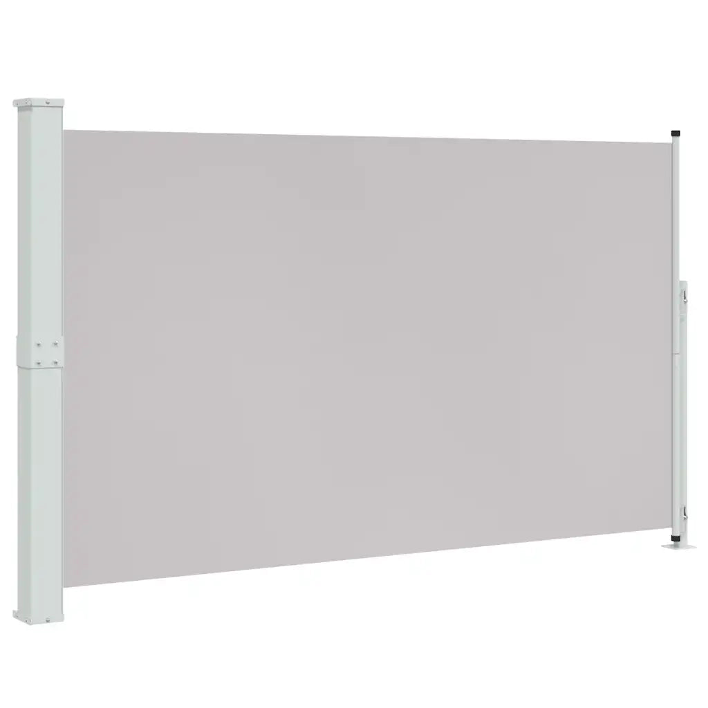 Tenda Laterale Retrattile per Patio 180x314 cm Grigia 313401