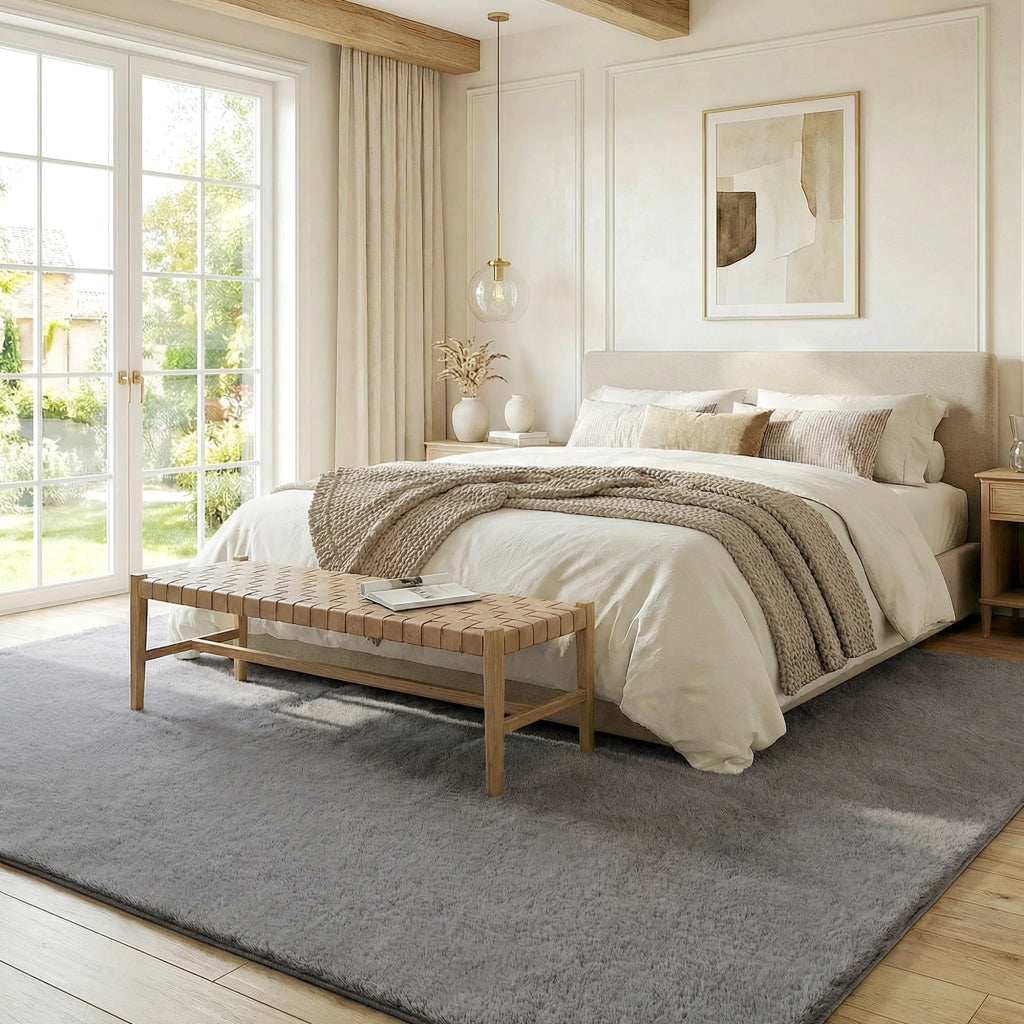 Tappeto pelo lungo ¨C zephmum ¨C grigio chiaro 230x160 cm
