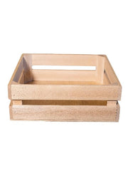 Cassettina multiuso - cestino pane legno faggio 20 x 20 x 8 cm mtx