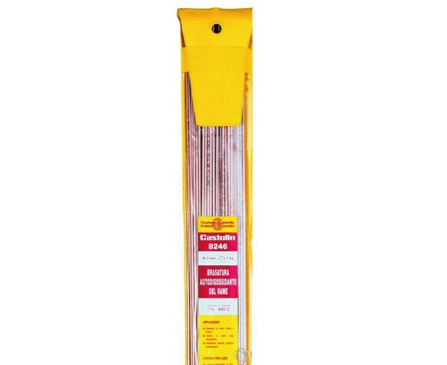 LEGA SALDATURA CASTOLIN 8246 - KG.1  (78 PEZZI) - DIAMETRO 2MM.  - CAS