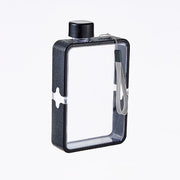 Filtro acqua portatile 380 ml trasparente, riciclabile e leggero per sport, campeggio e attività all'aperto