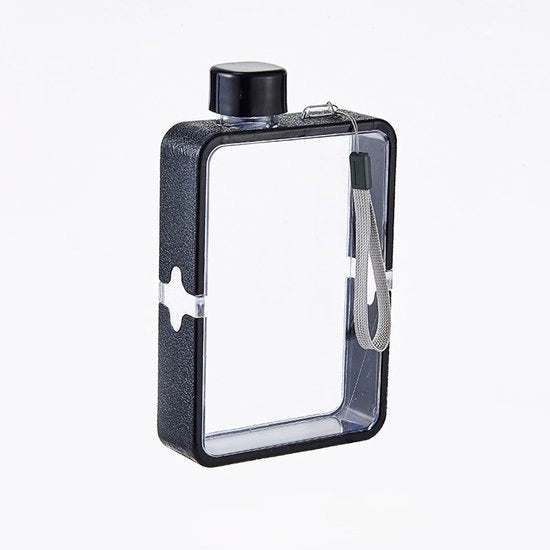 Filtro acqua portatile 380 ml trasparente, riciclabile e leggero per sport, campeggio e attività all'aperto