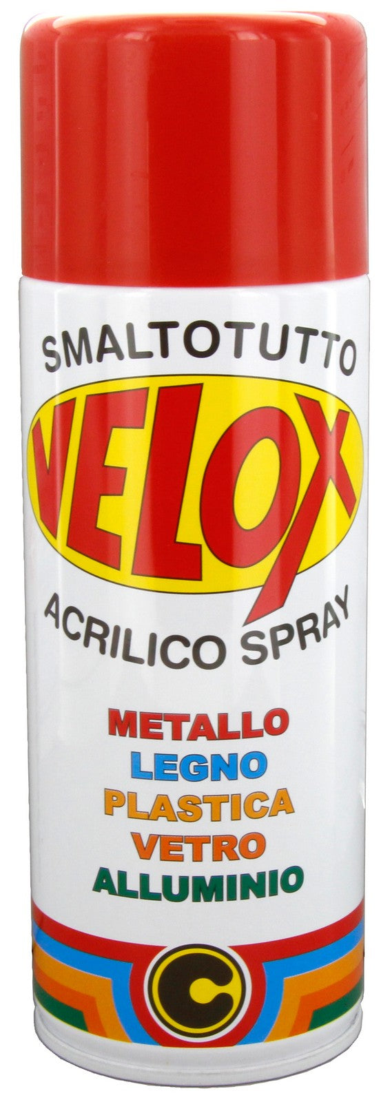 velox spray acrilico rosso fuoco ral 3000 cod:ferx.2966