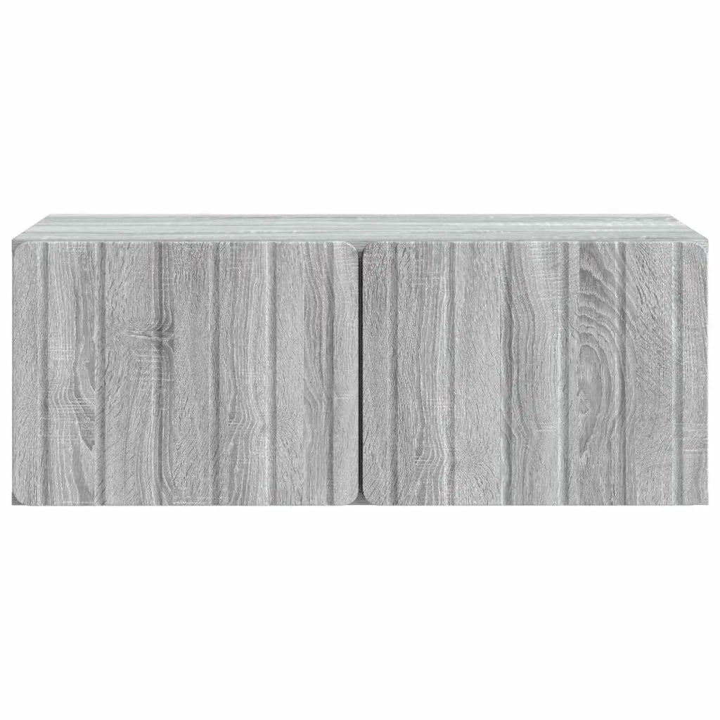 Mobile Porta TV da Muro 78,5 x 41 x 30 cm Sonoma grigio 898351