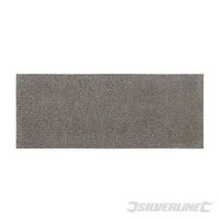 Fogli a rete abrasivi fissaggio a strappo 115 x 230 mm per platorelli riutilizzabili silverline - Grana 120