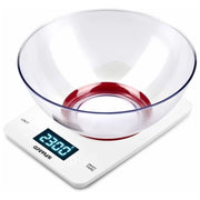 G3 Ferrari G20071 bilancia da cucina Rosso, Bianco Superficie piana Rettangolo Bilancia da cucina elettronica