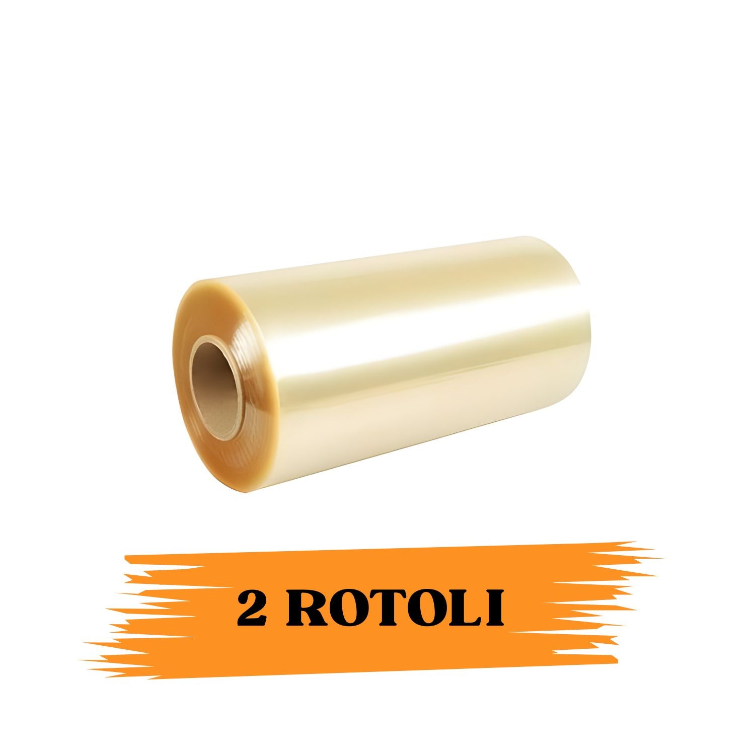 EcoPrice®  Pellicola Trasparente Alimentare In Pvc Rotolo Da 1500m X 40 Cm Bobina Super Resistente 2 RotolI