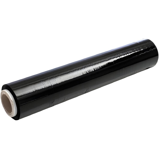 Pellicola Film Estensibile Nero Da 2,5 Kg 23 Micron Bobina Super Resistente 1 Rotolo EcoPrice® Quantità: 12