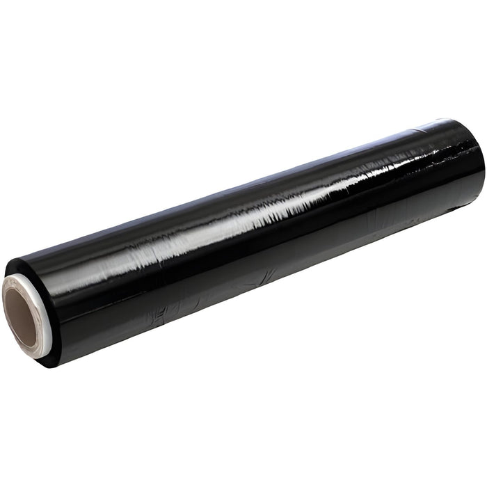 EcoPrice® Pellicola Film Estensibile Nero Da 1,8 Kg 23 Micron Bobina Super Resistente 6 RotolI
