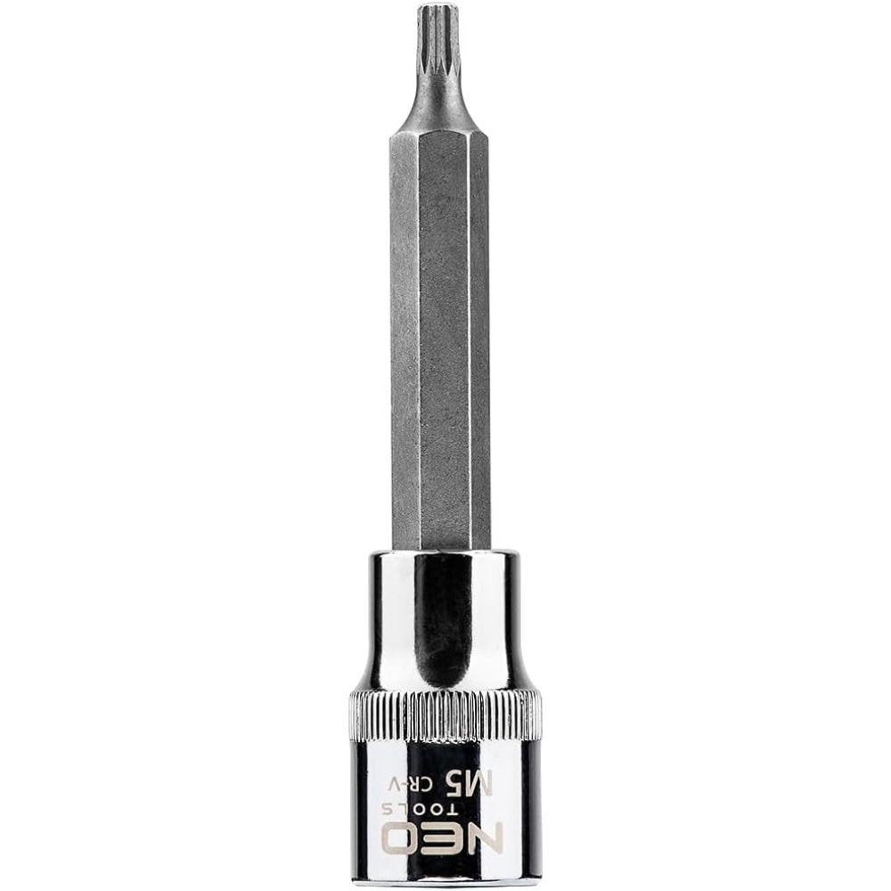 Topex 08-740 inserto spline su b bussola 1/2 m5 x 100 mm acci ds