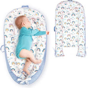 Bumper per lettino in cotone 100% Anti-allergico - lettino per bebè \ Nido caldo per bambini 0-18 mesi