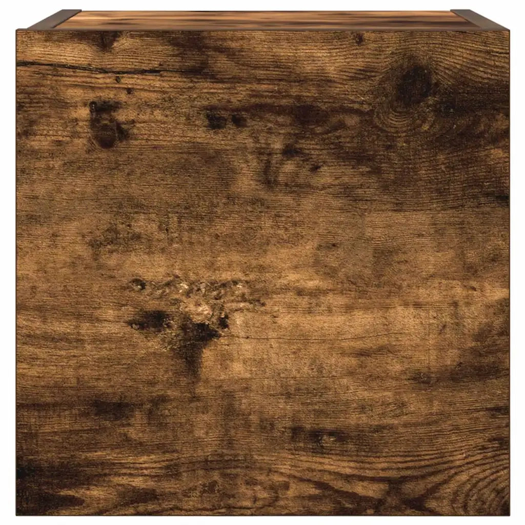 Armadietto TV Montato a Parete Rovere Fumo 30,5x30x30 cm cod mxl 15770