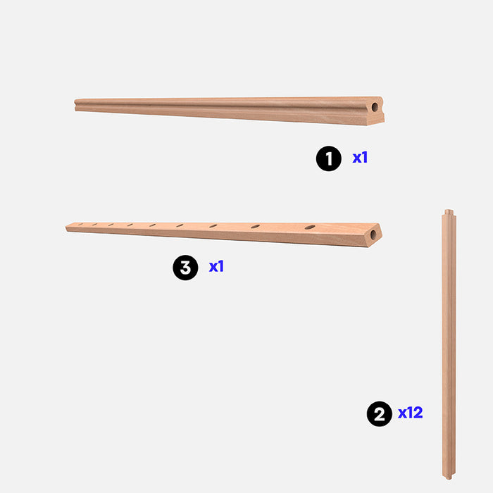 HECTO - Kit di riempimento per balaustra da 1,5 m