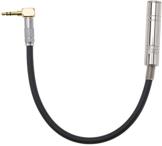 Cavo audio - 3,5 mm a 6,35 mm - 30 cm di lunghezza - Adattatore stereo per dispositivi mobili - Adatto per smartphone e tablet