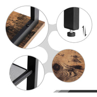 Set di 2 tavolini da caffè e comodini rustici Valora