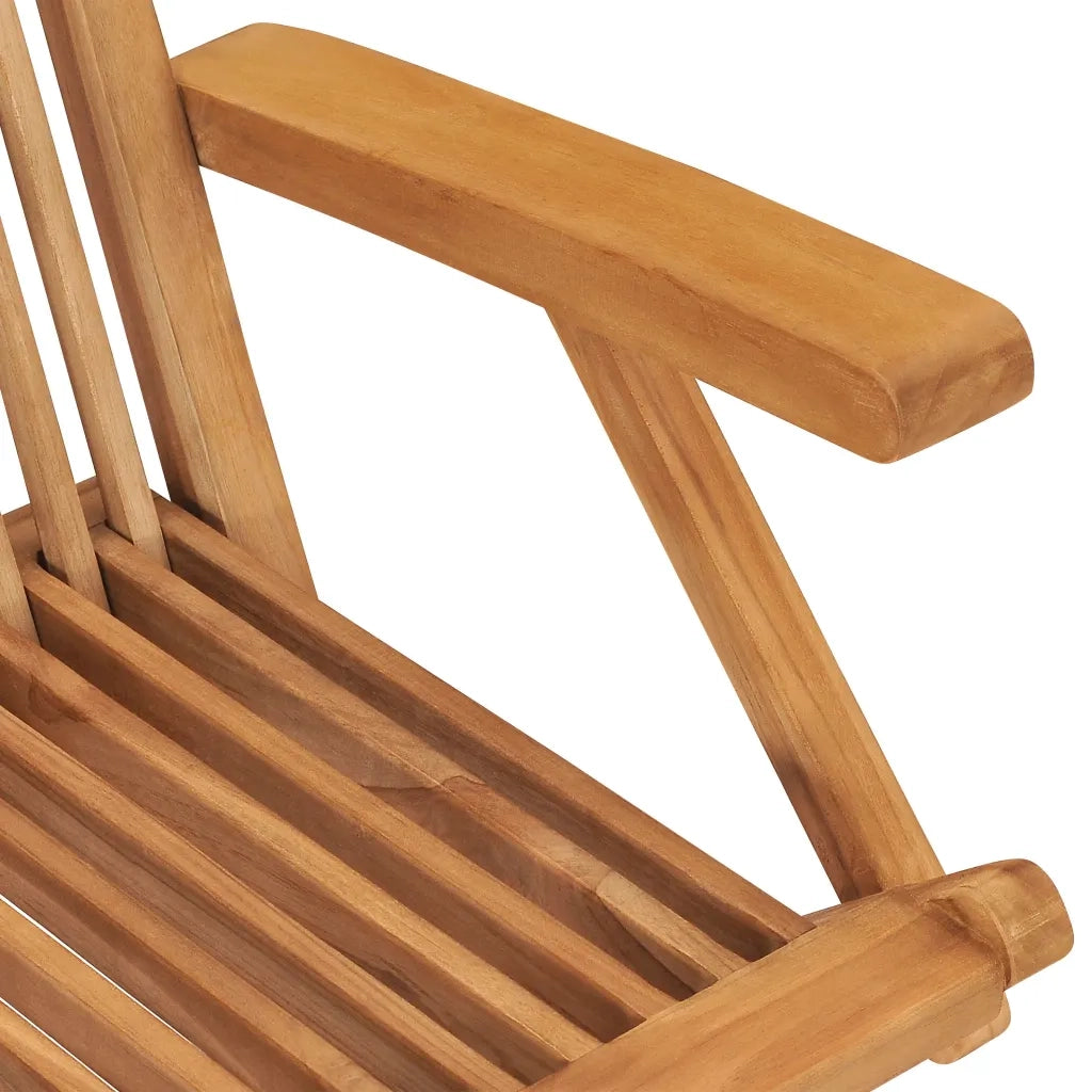 Sedie da Giardino 2 pz | Sedie da Esterno con Cuscini Tortora Legno Massello Teak