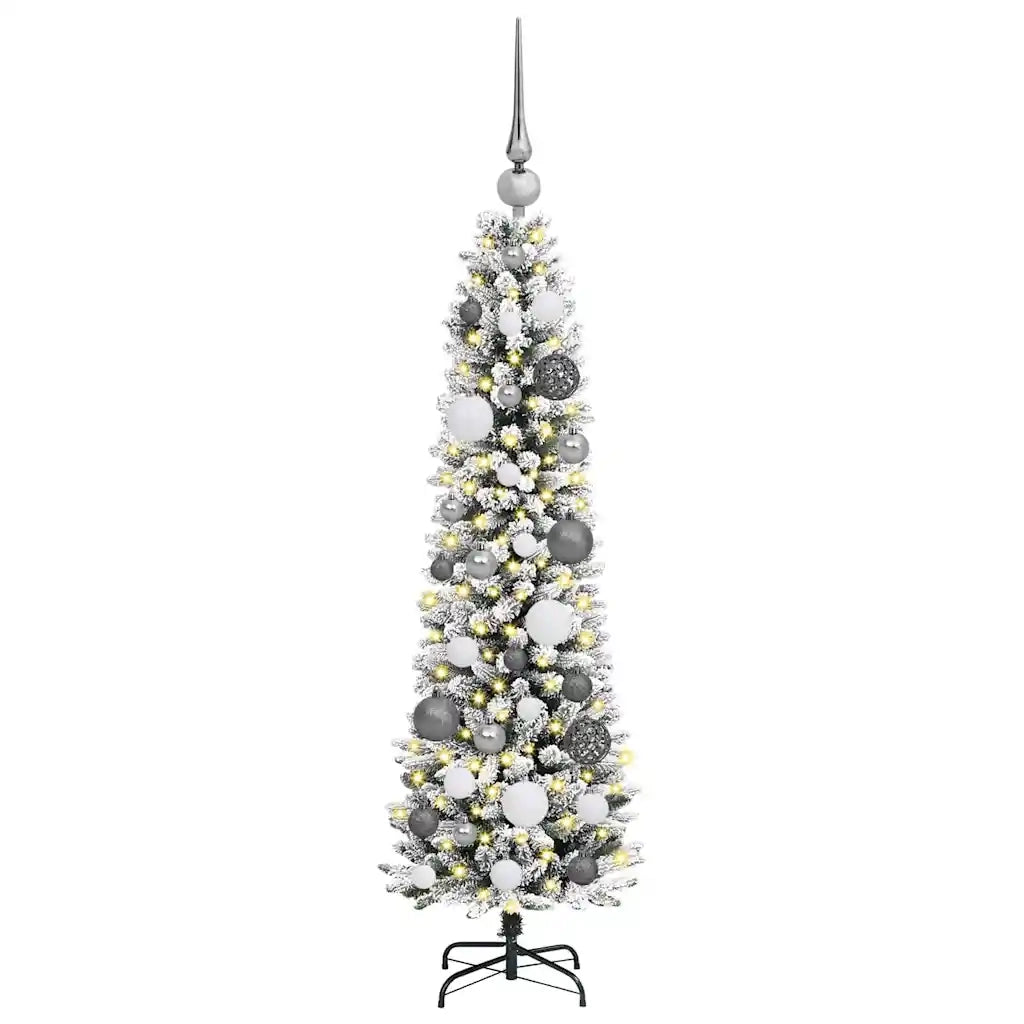 Albero di Natale artificiale con 150 LED Bianco 120 cm 3396080