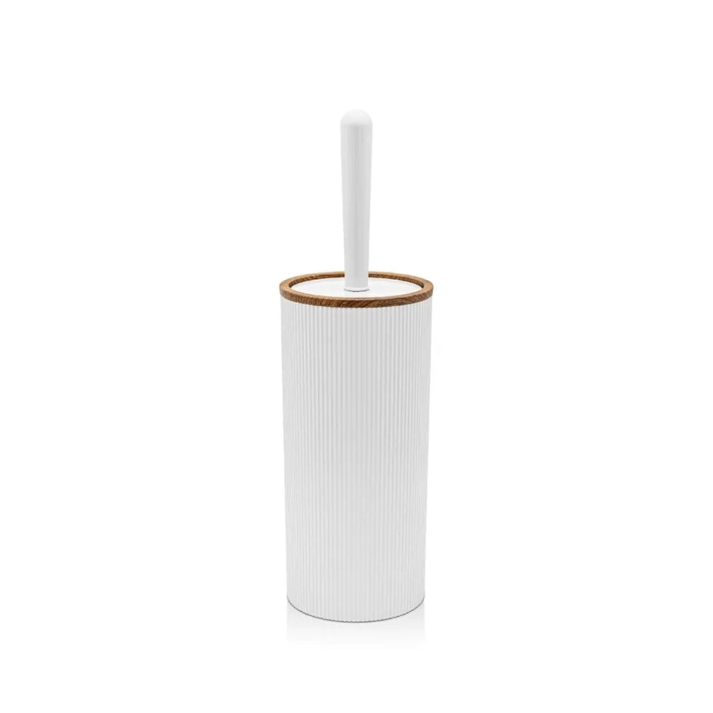 PORTASCOPINO LONDON H34CM BIANCO / LEGNO