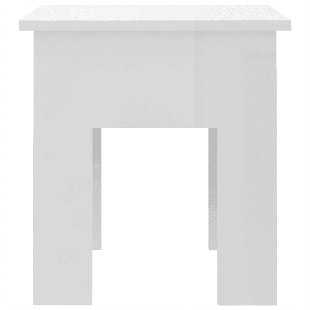 Tavolino da Salotto Bianco 40x40x42 cm in Truciolato 810250
