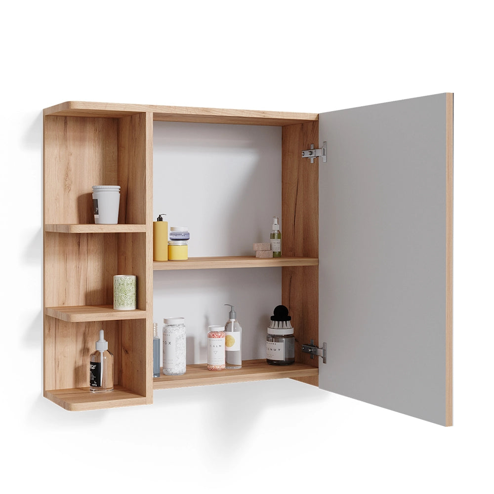 Vicco Specchio contenitore bagno Rovere 79.6 x 64 cm