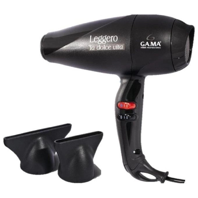 GA.MA LEGGERO asciuga capelli Nero 2100 W