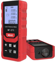 Misuratore Laser a Distanza – Tavolo di Misura – Misurazione di Superficie – Rosso/Nero - 70 metri