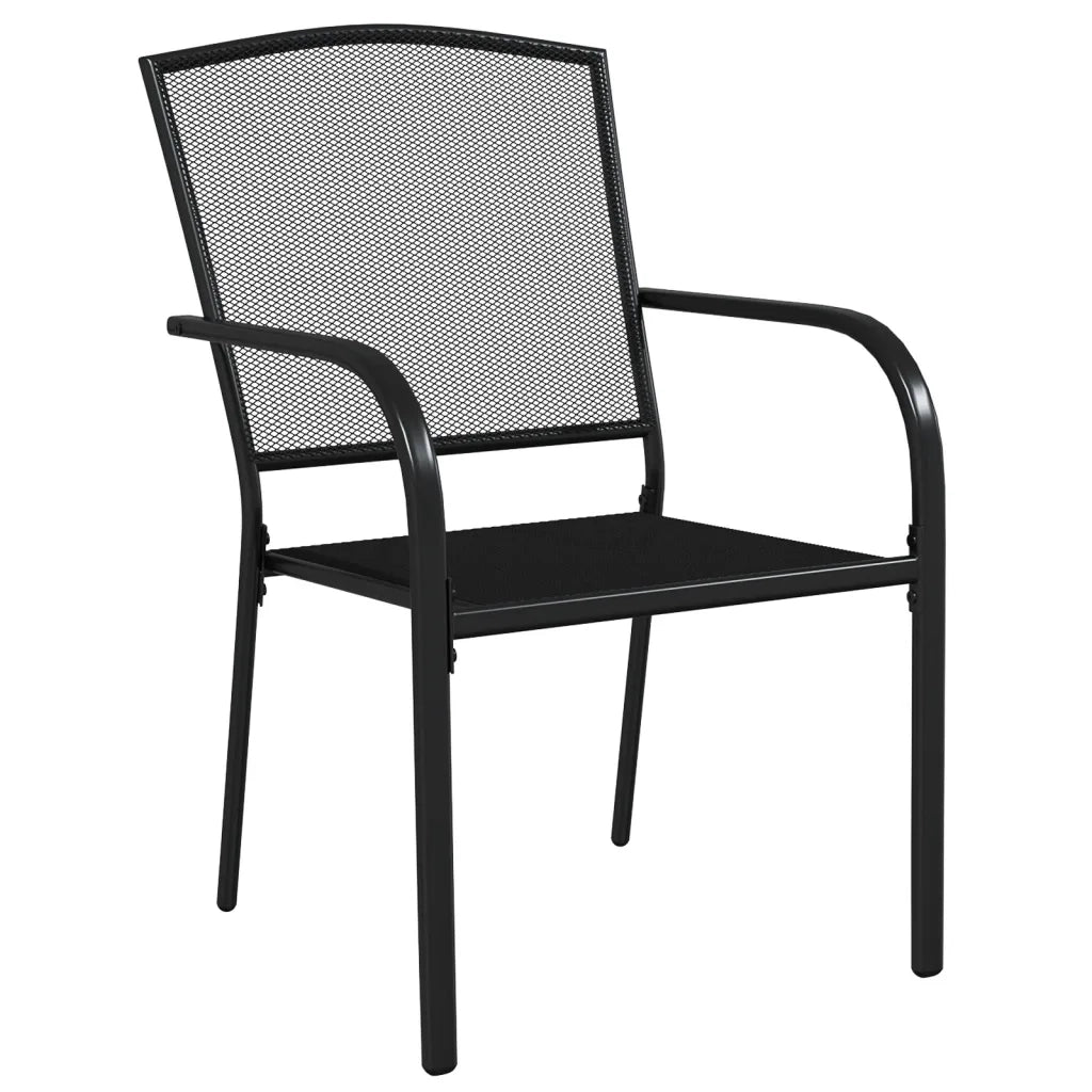 Set da Pranzo da Giardino 5 pz | Set Salotto da Giardino in Acciaio Antracite