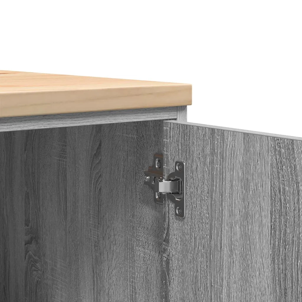Armadietto da Garage Grigio Sonoma 60x51x85 cm