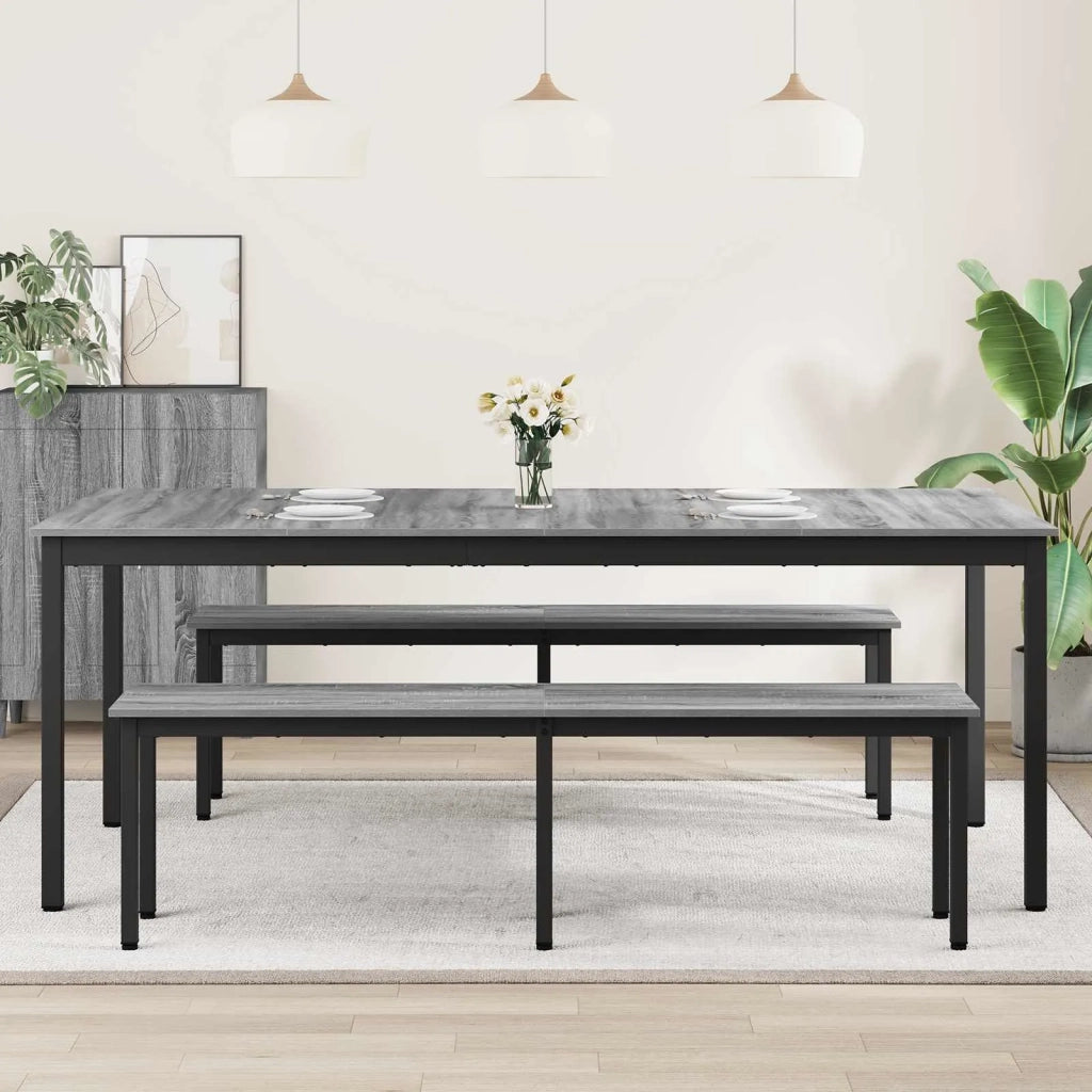Tavoli da Pranzo | Tavolo da cucina 2 pz 200 x 100 x 75 cm Legno multistrato