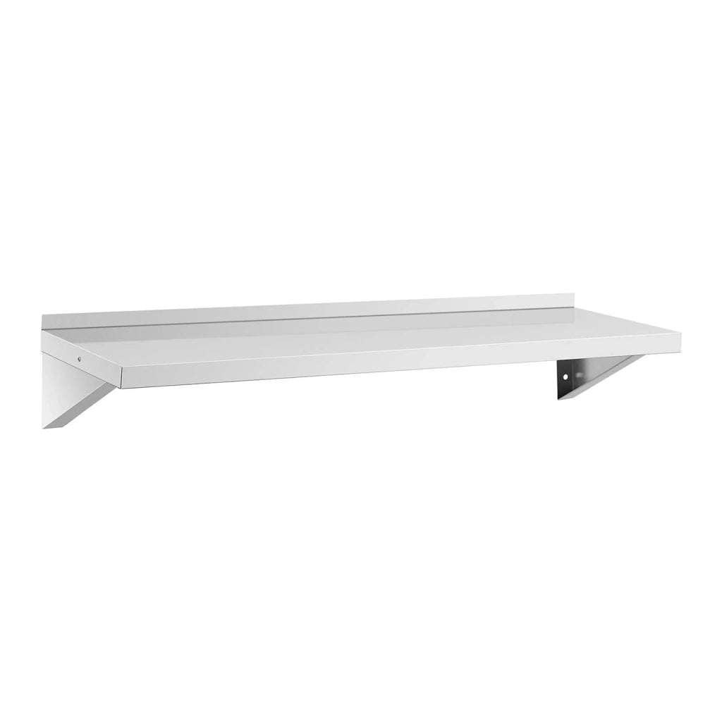 Mensola da parete in acciaio inox 120 x 40 cm fino a 80 kg mensola da parete industriale mensola da parete 14_0005153