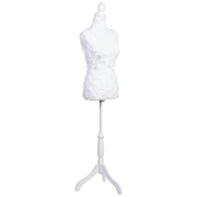 Manichino in legno e schiuma 24x37,5x168h cm Bianco