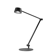 Lampada da Tavolo Efira L - 6,2W LED 3000K Orientabile Dimmerabile, Struttura in Alluminio Nero Opaco con Diffusore in Metacrilato - Gea Luce