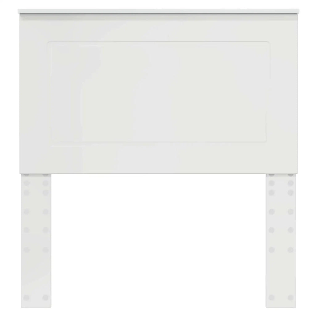 Testiera Bianco Lucido 100 cm Legno ingegnerizzato