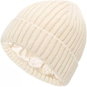 Muffa invernale per donna, cappello in lana, cappello caldo, cappello morbido caldo, cappello unisex a larghezza media per quattro stagioni, bianco, adatto per sport femminili