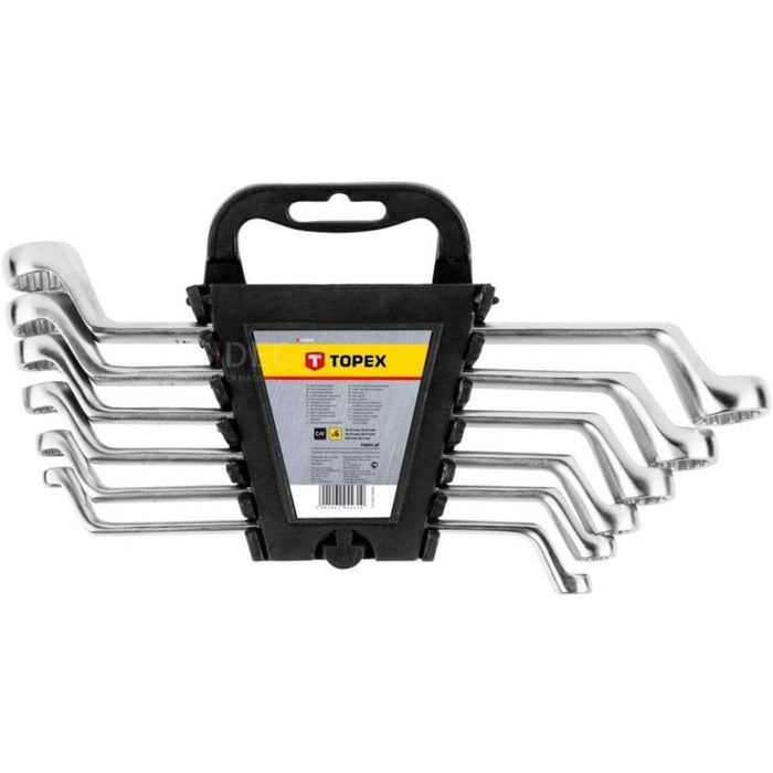 Topex 35d855 chiavi poligonale d doppie 6-17 mm, 6 pezzi assorti