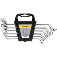 Topex 35d855 chiavi poligonale d doppie 6-17 mm, 6 pezzi assorti