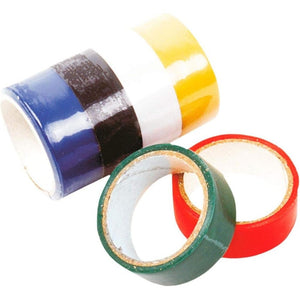 Topex 24b115 nastro isolante, 19 19 mm x 3 m, 6 pezzi assortiti